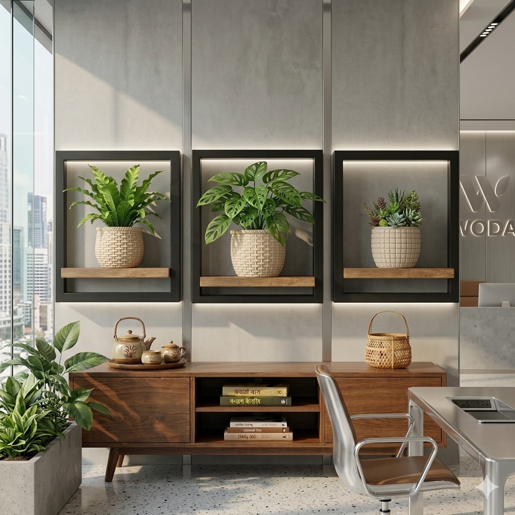 Premium wooden wall decoration with a matte finish. (15 x 12) inches, Only Frame (3 pcs) - Image 6
