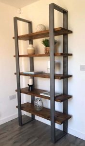 Modern wall rake (Metal + Wood)