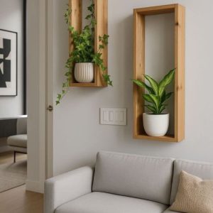 2pcs box wall shelf