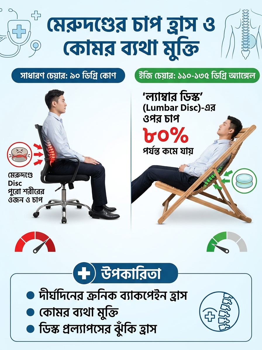 ইজি চেয়ার ফোল্ডিং (স্টক ক্লিয়ারেন্স অফার) - Image 4